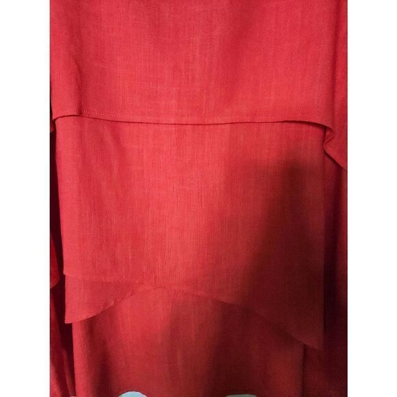 Apricot berry colored tunic. Size 12. - Picture 2 of 5